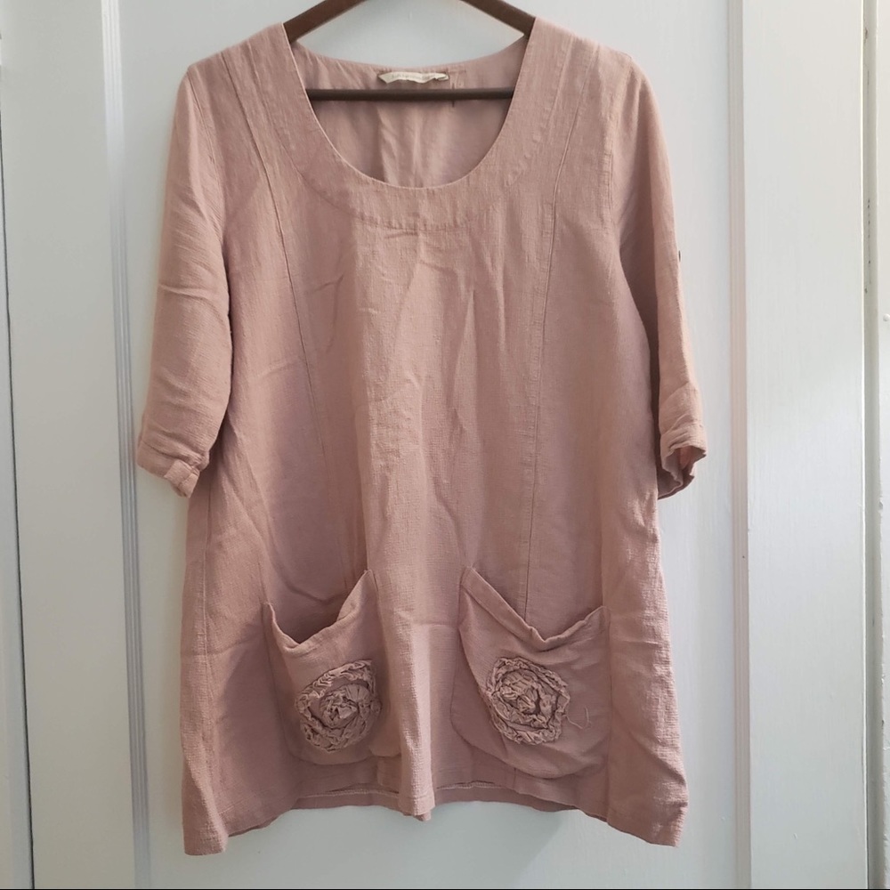 Soft Surroundings Pink Tunic
